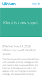 Mobile Screenshot of klout.com